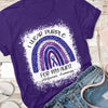 I WEAR PURPLE FOR MY AUNT T-SHIRT, ALZHEIMER'S T-SHIRT