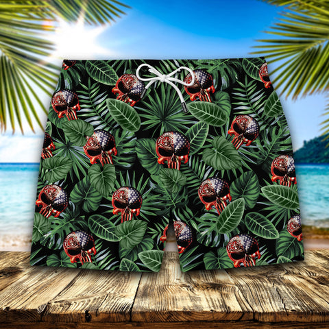 FIREFIGHTER SKULL HAWAIIAN SHORT Men Hawaii Shorts