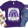 I WEAR PURPLE FOR MY AUNT T-SHIRT, ALZHEIMER'S T-SHIRT