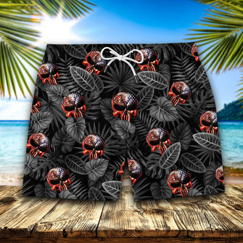 FIREFIGHTER SKULL HAWAIIAN SHORT Men Hawaii Shorts