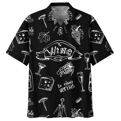 WINE HAWAIIAN SHIRT 901373