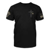 American Patriot Shirt Black Faith Over Fear