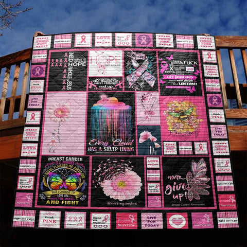 Breast Cancer Blanket Quilt