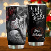 Skull Tumbler Coffee Cup Best Halloween Gift HN
