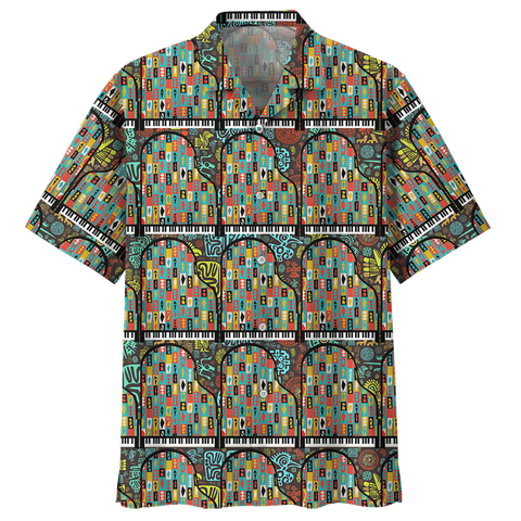 PIANO HAWAIIAN SHIRT 783818