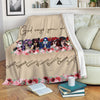 Mexican Skull Girls Fleece, Quilt Blanket