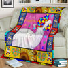 Autism Elephant You Are My Sunshine Fleece Blanket