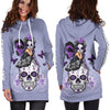 Violet FLAG Skull Hoodie Dress