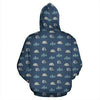 Camping 3D Hoodie Organge And Blue Full Size