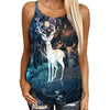 Deer Criss-Cross Tank Top TXX