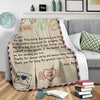 To Mother Personalized Sherpa Blanket TEEA