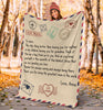To Mother Personalized Sherpa Blanket TEEA