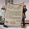 To Mother Personalized Sherpa Blanket TEEA