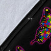 thanksgiving mom autism Fleece blanket