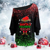 Santa’s Favorite Teacher Off Shoulder Shirt & Leggings Set TTM