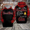 GOOD BOY camping BLACK HOODIE
