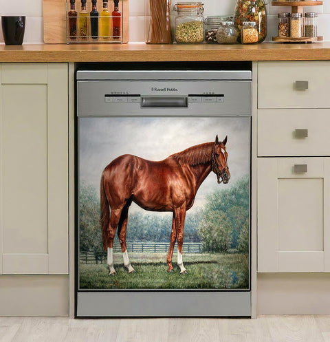 Horse Decor Kitchen Dishwasher Cover