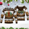 I Hate People Brown Bear Christmas Hoodie