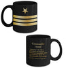 US Navy Commander Coffee Mug Gift, United States Navy Retirement Gift, Navy Veteran Mug Gift