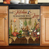This Kitchen Is Seasoned With Love Dishwasher Cover, Kitchen Decor Dishwasher, Gift For Mom, Mother's Day Gift HN