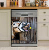 Funny Horse With Flower Dishwasher Cover, Kitchen Decor, Gifts for Horse Lovers, Mother's Day Gifts HT