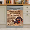 This Home Is Filled With Kisses Dachshund Dishwasher Cover, Dachshund Decor Kitchen, Dachshund Gifts, Gifts for Dog Lovers HN