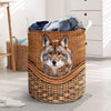 Red Wolf Rattan Texture Laundry Basket