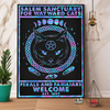 Salem sanctuary for wayward cats Doormat Halloween Gift Home Decor HT