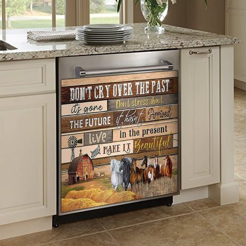 Horse Dishwasher Cover Horse - Don_t Cry Decor Kitchen Dishwasher Cover