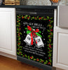 Gin-gle Bells Gin-gle All The Way Christmas Dishwasher Cover Christmas Decor Xmas Gift HT