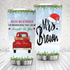 God Blessed The Broken Road That Led Me Straight To You Couple Tumbler Custom Couple Cup Christmas Gift HN