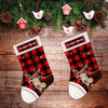 Cow Christmas Stocking Red Plaid Pattern Custom Stocking Christmas Gift For Cow Lovers HN