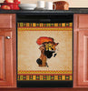 Black African Dishwasher Cover