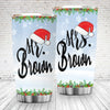 God Blessed The Broken Road That Led Me Straight To You Couple Tumbler Custom Couple Cup Christmas Gift HN