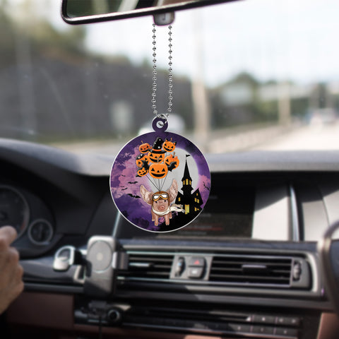 Pig with wings Flying Pig Pumpkin Balloon Car Ornament Pig Decor Pig gift for pig lovers Halloween Gift HN