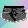 Striped Kitty - Women Shorts