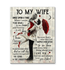 To My Wife I Love You Gift For Wife Custom Canvas QA
