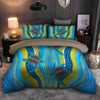 Oceania Bedding Set Aboriginal Bedding Set, Australia Indigenous Blue Turtles Painting Art Bedding Set
