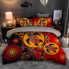 Oceania Bedding Set Aboriginal Bedding Set, Australia Indigenous Turtles Painting Art Bedding Set