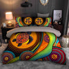 Oceania Bedding Set Aboriginal Bedding Set, Australia Turtles Painting Art Bedding Set