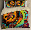 Oceania Bedding Set Aboriginal Bedding Set, Australia Turtles Painting Art Bedding Set