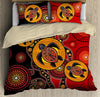 Oceania Bedding Set Aboriginal Bedding Set, Australia Indigenous Turtles Painting Art Bedding Set