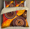 Oceania Bedding Set Aboriginal Kangaroo Australia Indigenous Painting Art Bedding Set