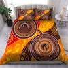 Oceania Bedding Set Aboriginal Kangaroo Australia Indigenous Painting Art Bedding Set