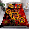 Oceania Bedding Set Aboriginal Bedding Set, Australia Indigenous Turtles Painting Art Bedding Set