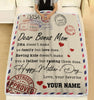 Bonus Mom Bonus Dad Fleece Blanket TXX