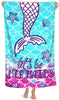 Let's Be Mermaids Sand Free Beach Towel