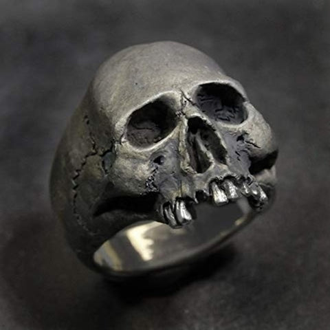 Zinc Alloy Skull Ring Gothic Punk Jewelry