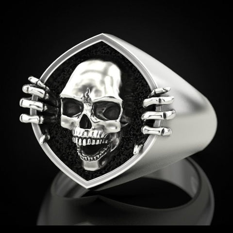 Antique Skull Unisex Ring