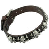 Leather Bracelet Skull Stud Charm Bracelets